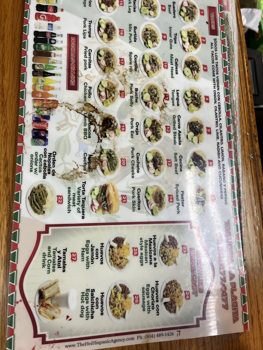 Taqueria La Placita Menu - Image 4